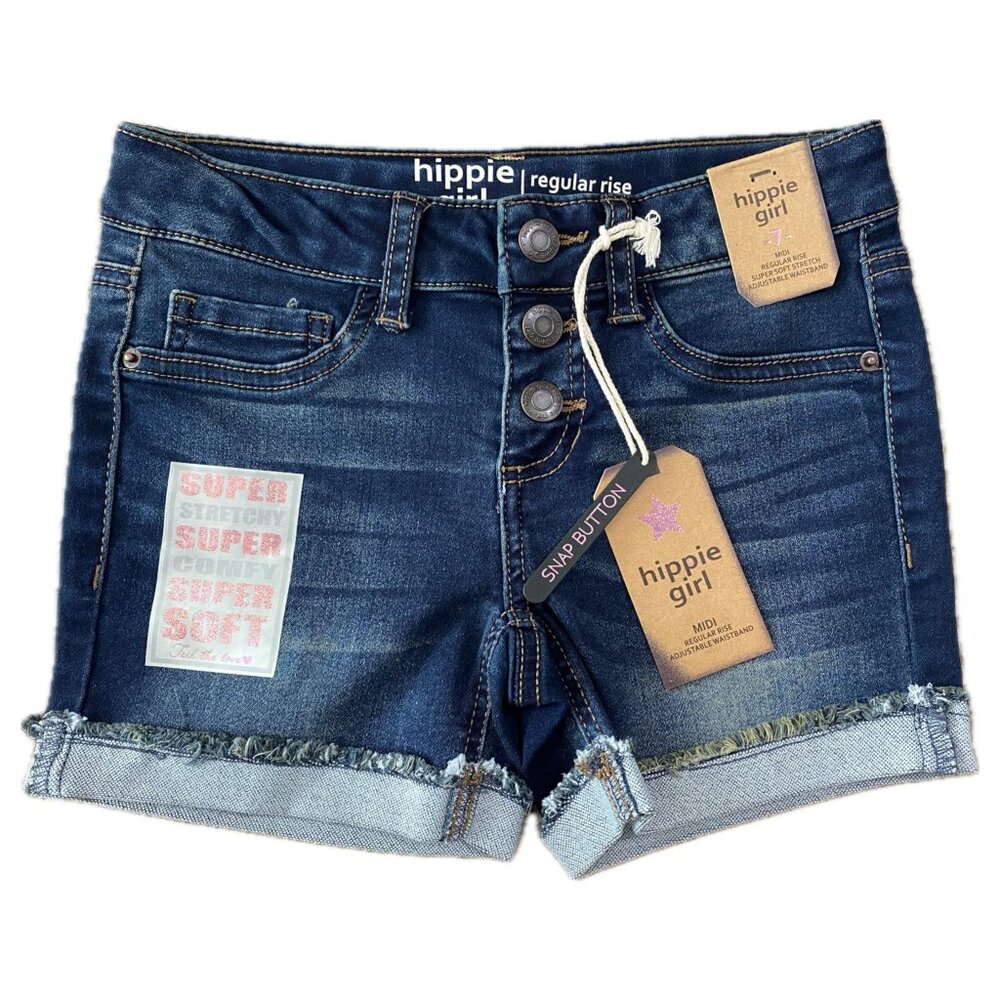 Hippie Girl Midi Regular Rise Shorts NEW WITH TAGS